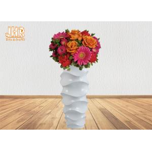 China Creative Shape Fiber Glass Planters / Resin Vases supplier