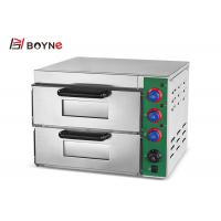 China 2 Decks Home Kitchen Toaster Mini Pizza Oven Electric Bread Maker 3KW For Bakery With Viewing Window on sale