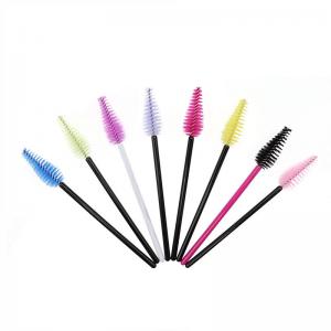 50 pieces 10cm Disposable Eyelash Extension Brush Brow And Lash Comb