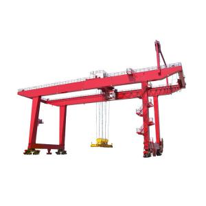China Double Girder Rail Mounted Gantry Crane Heavy Duty A Frame Lifting supplier