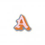 DIY 26 Letters Clothing Embroidered Patches Applique Sew On Backing OEM ODM