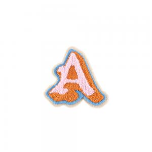 DIY 26 Letters Clothing Embroidered Patches Applique Sew On Backing OEM ODM