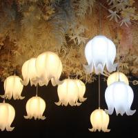 China 10 Light  Crystal Chandelier Flush Ceiling Light Decorative Lamp Lily Hanging String Lighting on sale