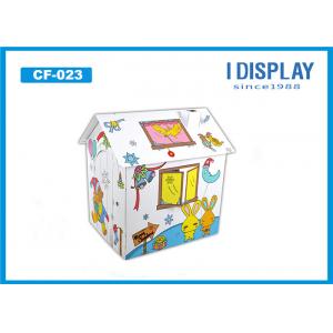 China Cardboard Princess Castle Playhouse  /  Corrugated Cardboard Playhouse For Children supplier