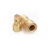 Gas Connection 0.75" Brass Quick Coupler , Universal Quick Connect Brass Fitting