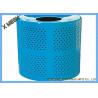 Round Hole Perforated Metal Mesh , PVC Coated Perforated Aluminum Sheet Metal