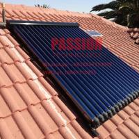 China 24 Tubes Heat Pipe Solar Heating Collector 240L Pressurized Solar Water Heater on sale