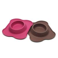 China Colorful Custom Dog Cat Pet Bowl Feeder Fashion Design Silicone With 200g Weight on sale