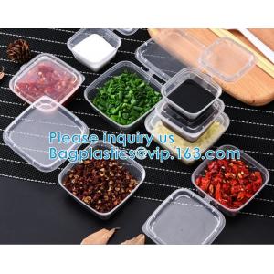 China Sauce Pot Chutney Cups Slime Storage Container Box With Lids Kitchen Organizer Drop Ship Baking Jelly Dessert Cup supplier