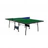 China Tournment Indoor Table Tennis Table 4 PCS Top With Wheel Auto Safety Lock Post Net wholesale