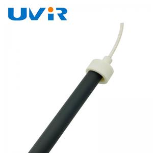 lámpara infrarroja del tubo del cuarzo 1500w tubo negro de la onda larga de 50-500m m para el uso industrial