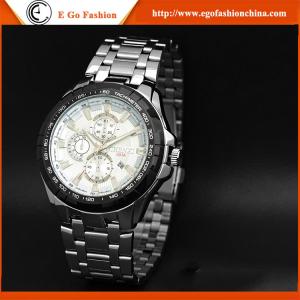 China 031A Day&Date Analog Watches Quartz Movement Stainless Steel Sports Watch Casual Watches supplier