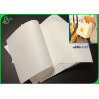 China 100g 120g Strong Strength Bleached White Kraft Paper For Shoping Bags on sale