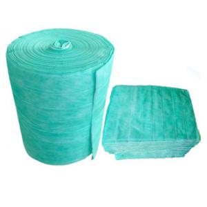 China 1.5 M/S Velocity Air Filter Material Roll Paper / Galvanizef / Aluminium Frame Washable supplier