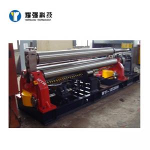China 200mm Hydraulic Shearing Bending Machine , 3000mm 3 Roller Sheet Bending Machine supplier