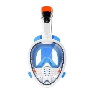 Silicone Full Dry Snorkel Set Full Face Breathing Diving Anti Fog