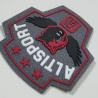 China Custom Ironing on 3D Clothing Logo Label Washable Reflective Heat Transfer Sticker Press Screen Printing Badge wholesale