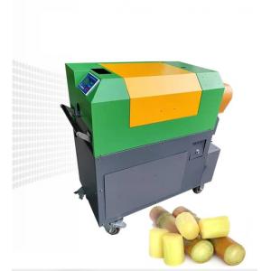 Full Automatically Fruit Vegetable Processing Machine 1.5KW Sugarcane Peeler