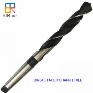 Roll Forged DIN345 HSS Morse Taper Shank Drill Bit For Metal Drilling