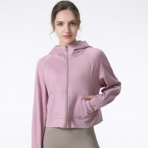 Light Running Zipper Long Sleeve Sports Jackets Ladies Workout Sweater 2XL