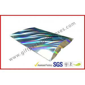 Handmade Laser Silver Card board Packaging Boxes , A4 B5 Document Card Board Packaging