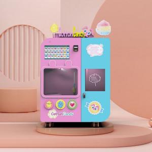Multi Language Smart Cotton Candy Maker Remote Control Candy Floss Vending Machine
