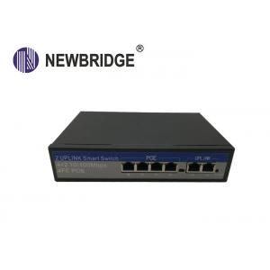 China RJ45 Interface Power Over Ethernet Switch 4 Port POE Power Supply For Cctv Security System supplier