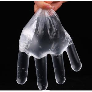 Transparent LDPE Disposable Plastic Gloves Waterproof For Restaurant