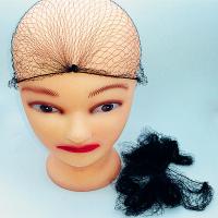 China Black Invisible Elastic Hair Net Nylon Collapsible on sale