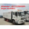 China hot sale dongfeng tianjin street sweeper truck(3cbm water tank+7.2cbm dust bin), best price road cleaning truck for sale wholesale