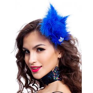Polyester Dance Costumes Accessories Colored Fabulous Feather Headpiece