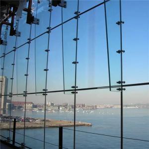 6061 6063 T5 T6 Point Supported Glass Curtain Wall Spider Glass Fitting Curtain Wall System