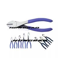 China 4-1/2 In. 6-1/2 7 Diagonal Wire Cutters Big Head Side Cutting Bent Body Chrome Vanadium Steel on sale