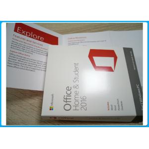 China Microsoft Office 2016 Home And Student PKC Retailbox NO Disc / 100% Activated Online supplier