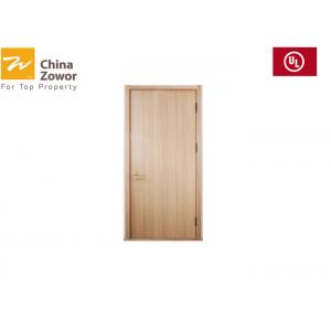 China BS Standard Red Color HPL Finish 45mm THK Fire Rated Interior Door For Hotel/ Infilling Perlite Board supplier