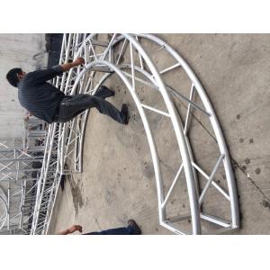 China Deluxe Portable Curved Exhibition Truss System Aluminium Anti - Corrosive supplier