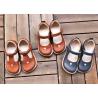 China Real Leather Strap Cattlehide Girls Kids Dress Shoes wholesale