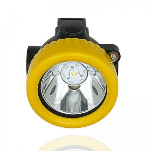 China IP67 Coal Miner Hard Hat Light LED Underground Cap Lamp Rechargeable 5000 Lux supplier