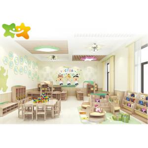 China Customize  Modern Preschool Furniture , Wooden Furniture For Preschool Classrooms supplier