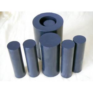 China 100mm Width Black  Rods / PTFE Rod For Chemical , Self Lubricating supplier