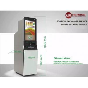 Fully Automatic Self Service Currency Exchange Machine Left Right Multimedia Speaker