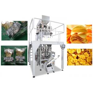 High Speed Multihead Weigher Packing Machine / Automatic Chips Packing Machine