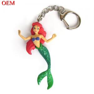 Custom Little Mermaid Ariel Figural Key Chain Toy