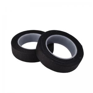 China High Temperature Automotive Black Masking Tape For Painting Cars supplier