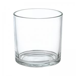 China Healthy Lead-free Glass Clear Creative Unique 8oz 14oz Candle Jars with Lids Manufacture supplier