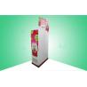 Case Stacker POS Cardboard Displays Stand Biodegradable Material Easy Assembly