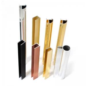 Polished Sliding Door Frames Aluminium Profiles for Shower Room