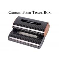 China Wear Resistant Aviation Grade Carbon Fiber Tissue Box on sale