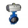 China Flange / Wafer Type DN40 Industrial Butterfly Valve Pneumatic Operated wholesale