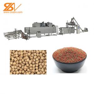 China 400-500kg/H Screw Fish Pellet Extruder Small Floating Fish Feed Machine supplier
